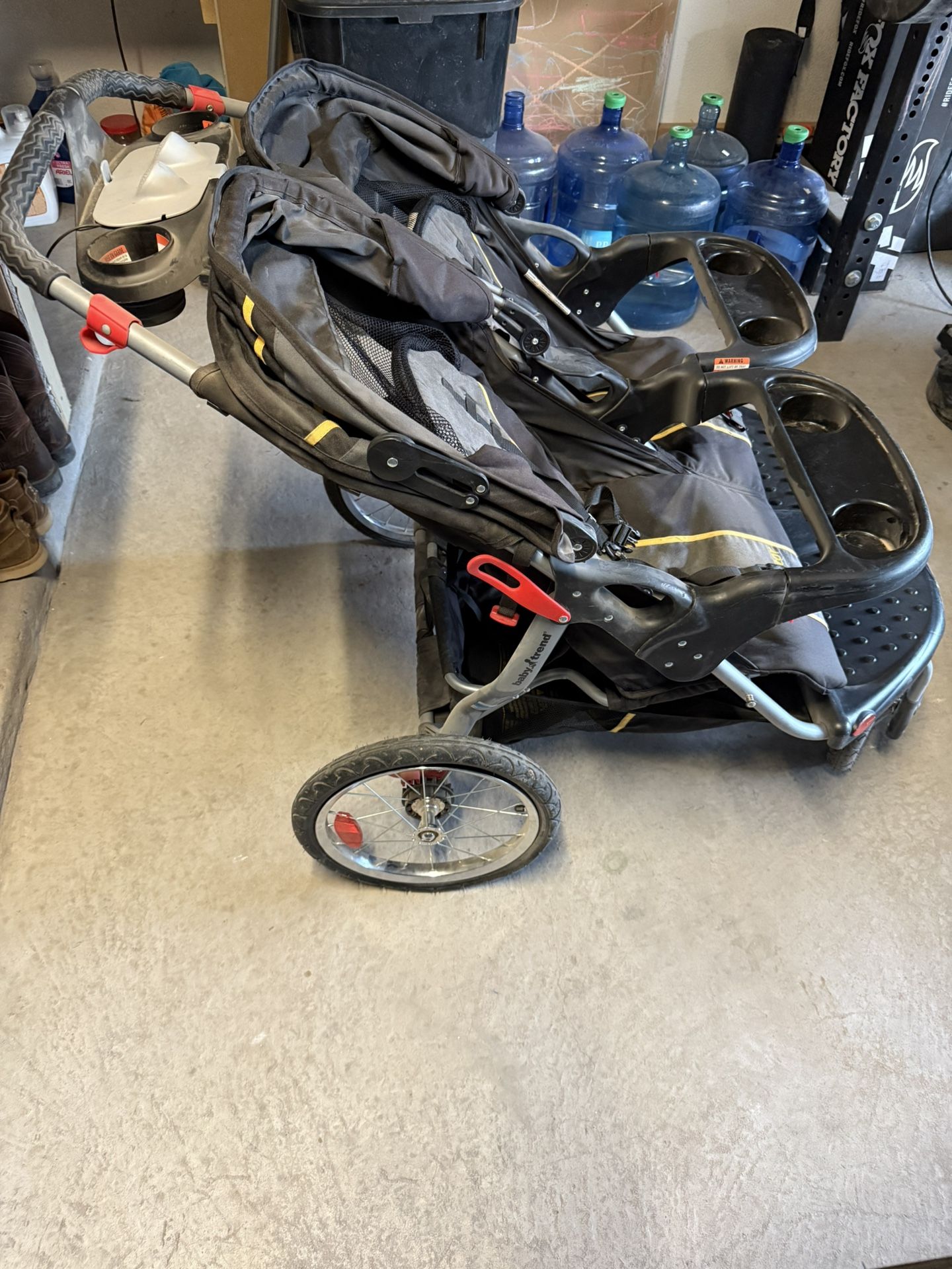 Two Seat Stroller For Running Or Walking