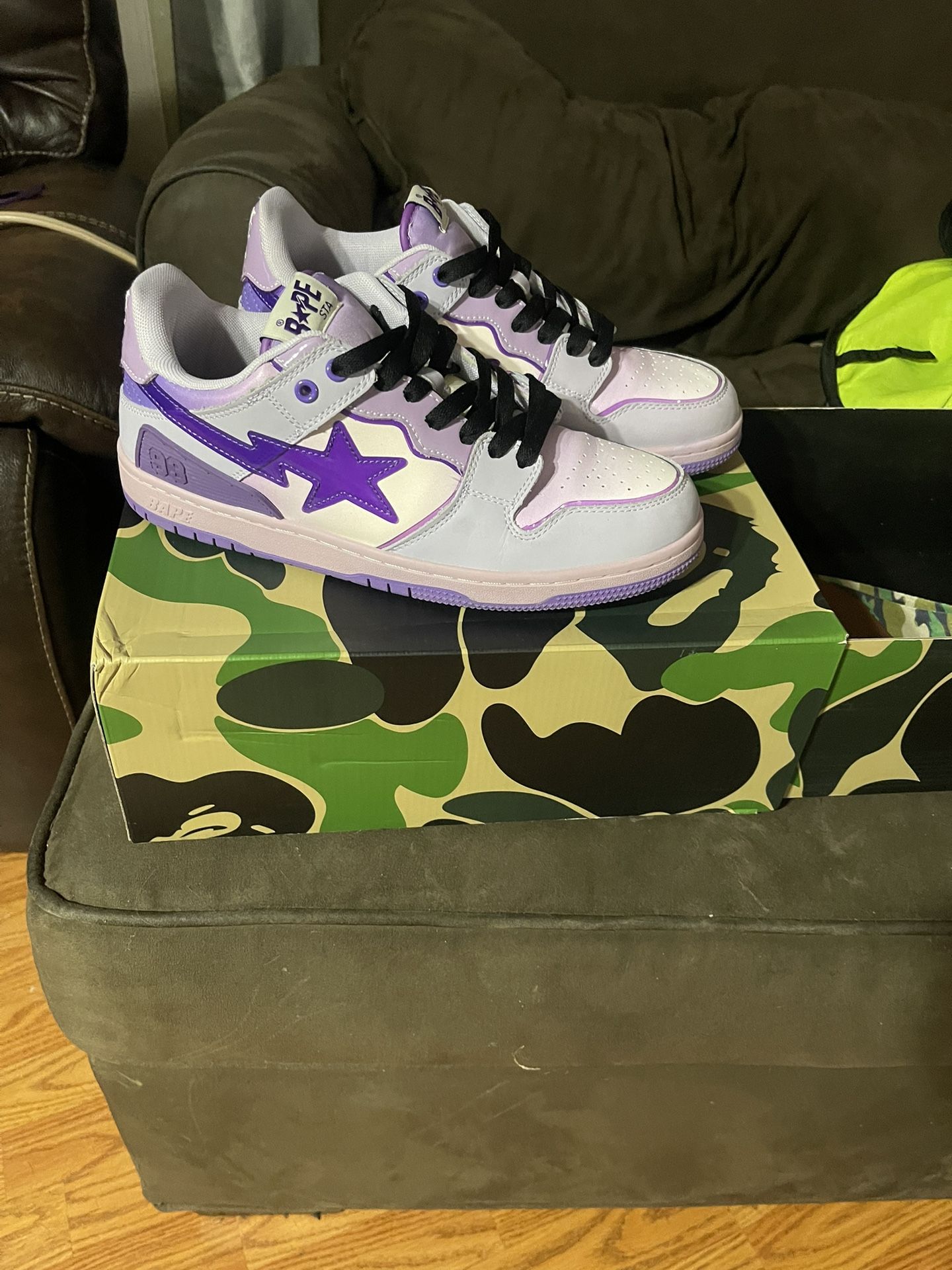 A Bathing Ape Bape SK8 STA purple