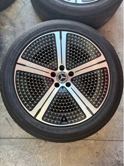 OEM Mercedes rims 20” w/ used tires