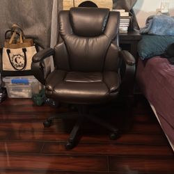 Vegan Faux Leather Office Chair 