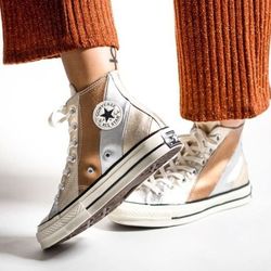 WOMEN'S Converse Chuck 70 Hi 'Metallic Rainbow SIZE 9