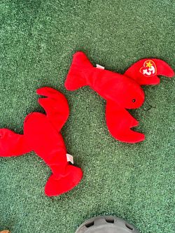 Ty Beanie Baby Red Lobster Plush – Lot of 2