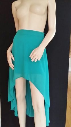 Hi Low Skirt Blue XS