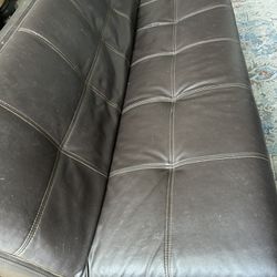 Leather Futon/Couch