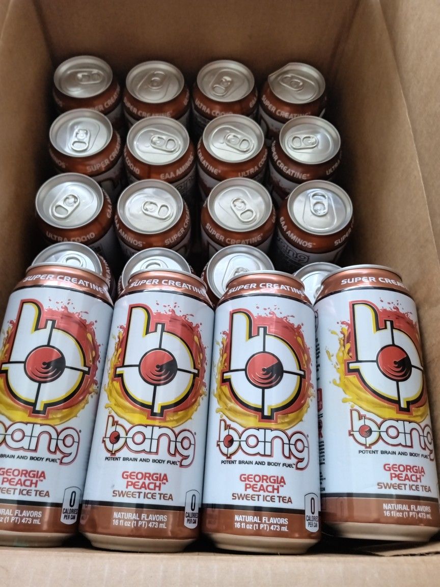"bang"Georgia Peach Sweet Ice Tea Energy Drinks