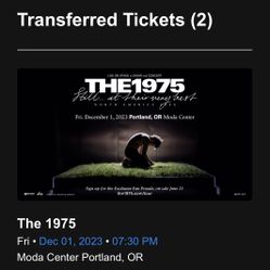 1975 Band at Moda Center Fri Dec 1st