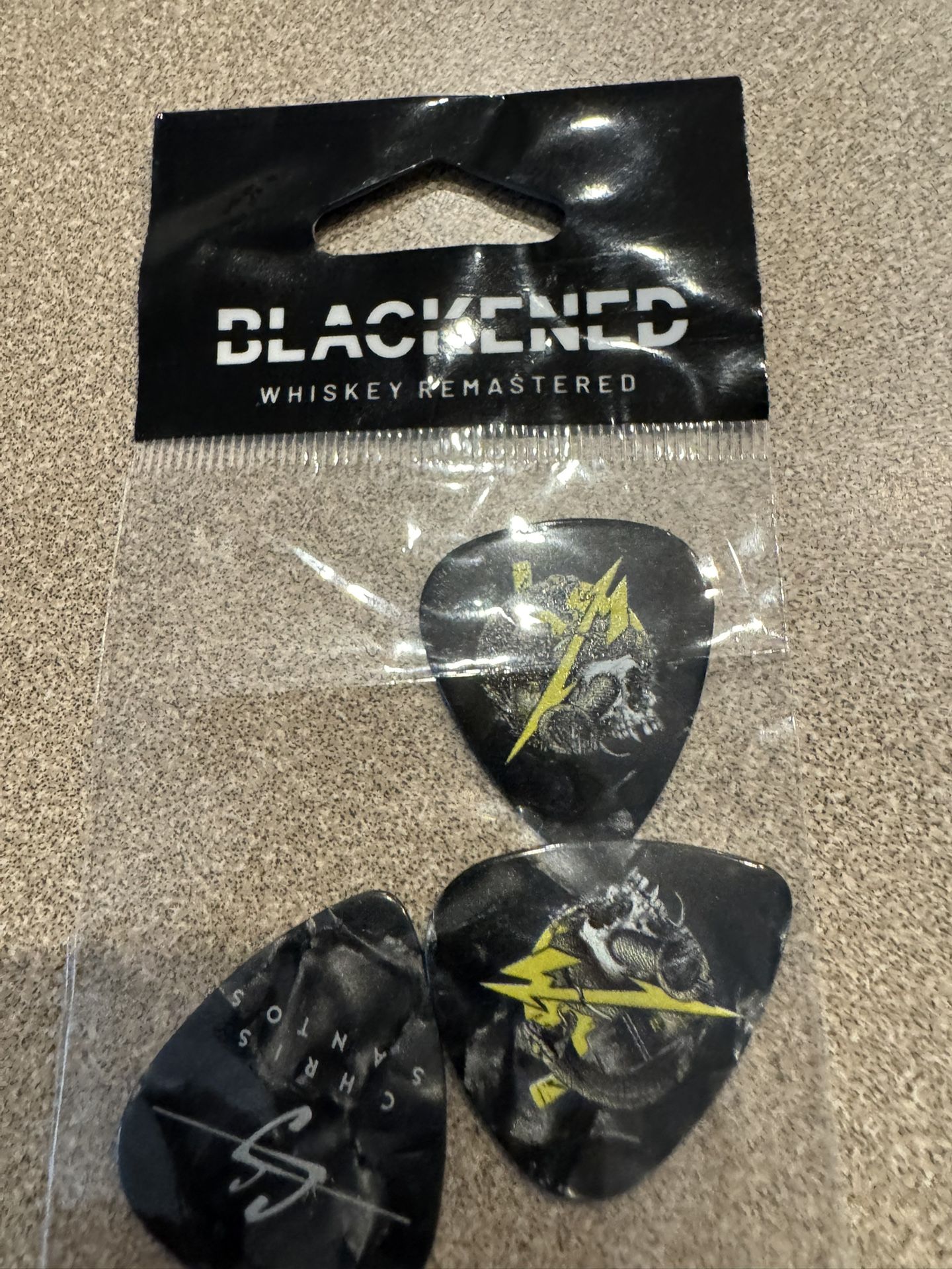 Metallica sonic Temple Guitar Pics, Set Of Three, from Columbus, Ohio, May 13Th 14Th And 15Th Show