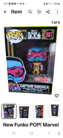 New Funko POP! Marvel #987 The Falcon Winter Soldier Captain America Only Target