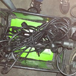 15 light outdoor string./ needs bulbs 