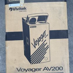 Vivatek Voyager AV200  LCD Portable SVGA Conference Room Projector MSRP Was $1,999 Plus125 Channel Internal TV (See Full Description Below)