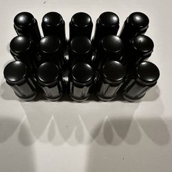 MIKKUPPA 1/2-20 Lug Nuts(Black)15pcs