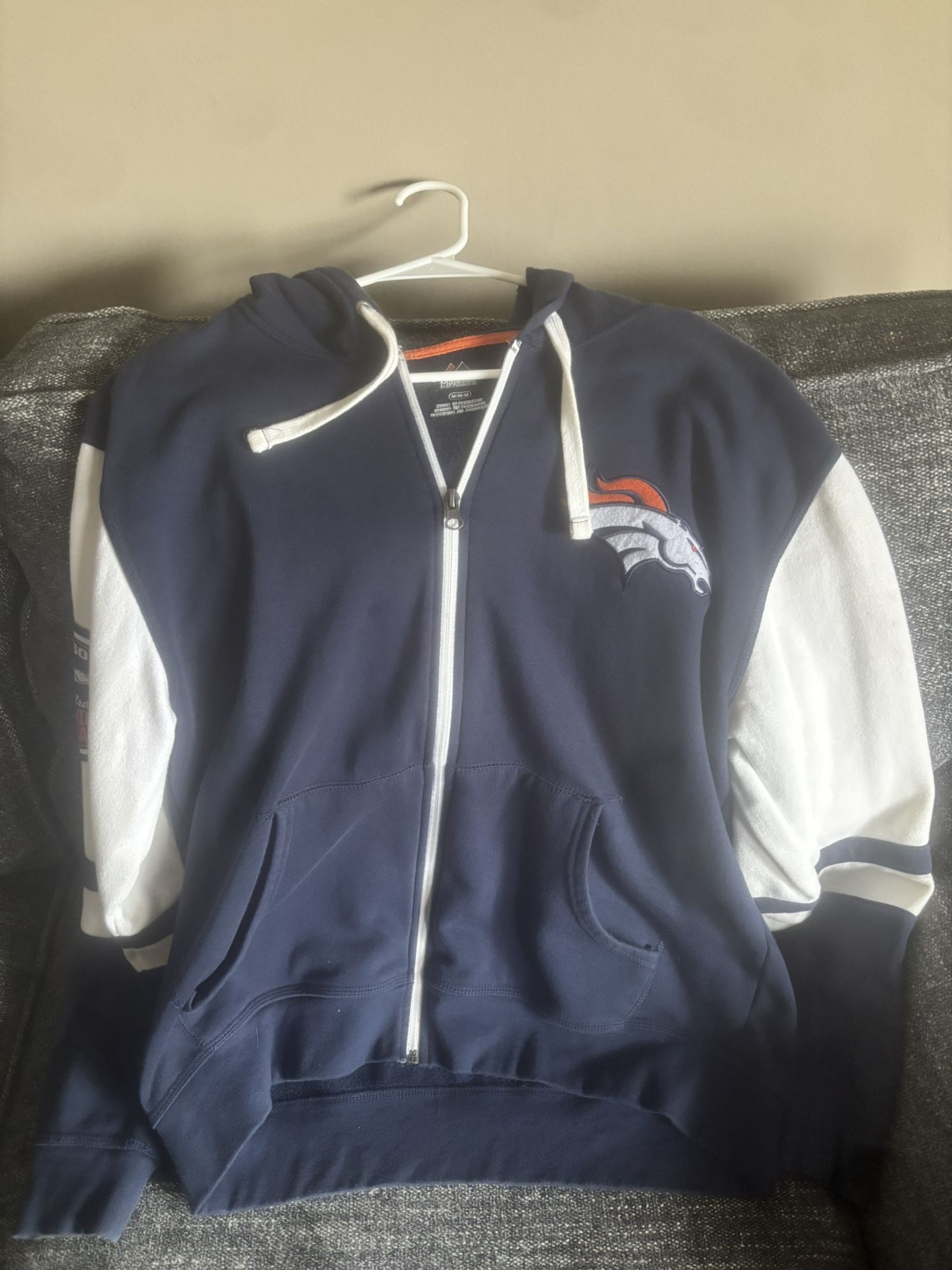 Majestic Navy Blue Denver Broncos Men’s Jacket 