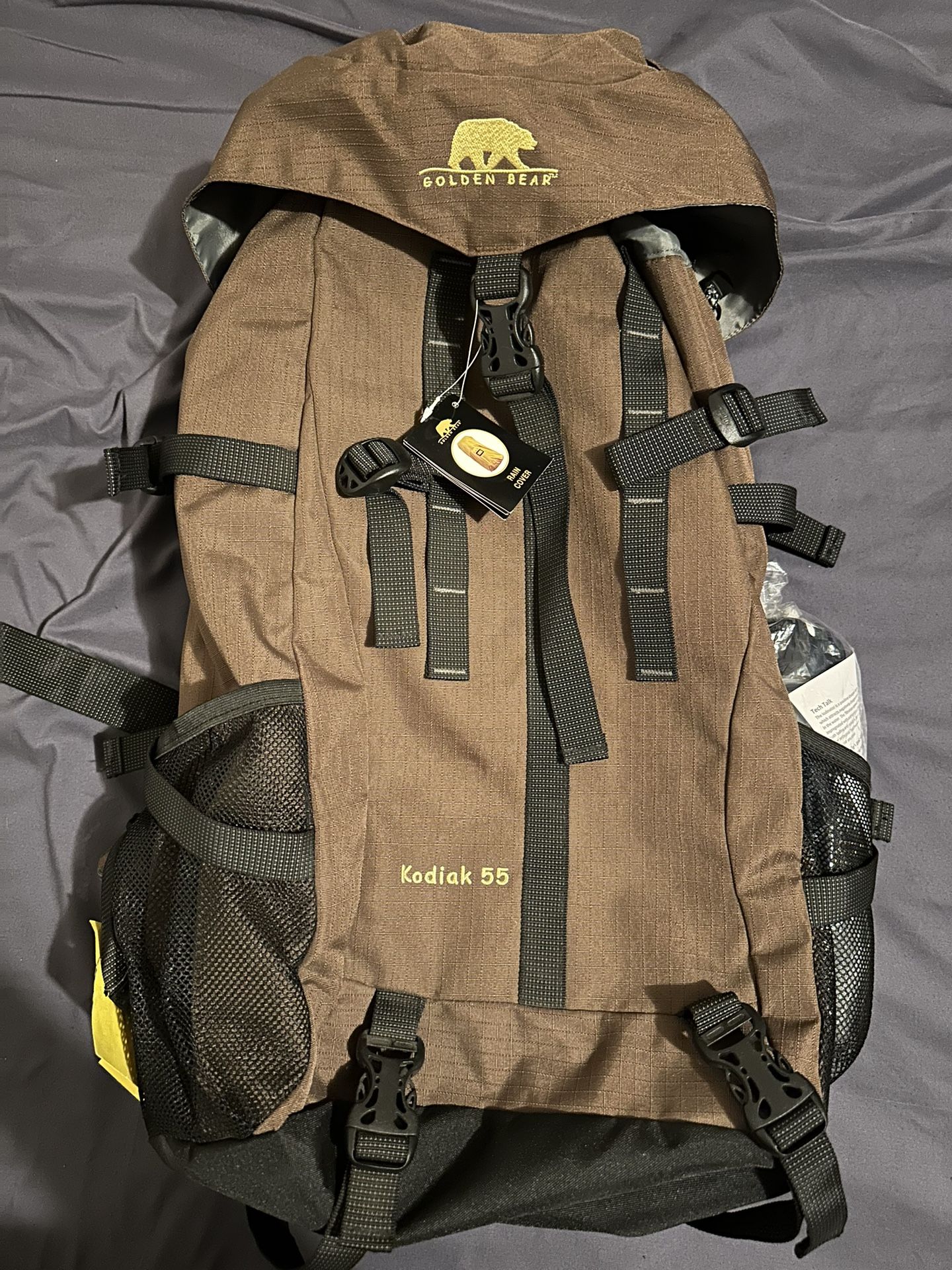Golden Bear Kodiak 55L Hiking Backpack