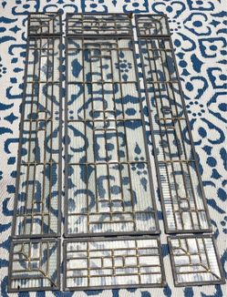 Modular Leaded Glass Panel