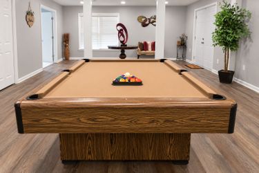 Full Size Pool Table – Brand New Felt + Accessories