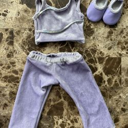 American Girl Doll Light Purple Jazz Dance Outfit