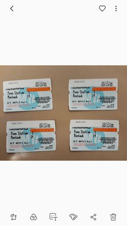 LIRR TICKETS