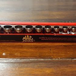 Mac Tools SXM146TR 14‑pc 3/8″ Drive Metric Socket Set – Like New
