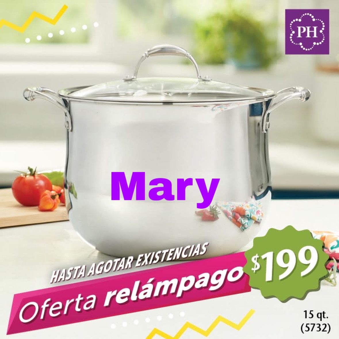 Olla De 15 Qt. Tripy. Princess House