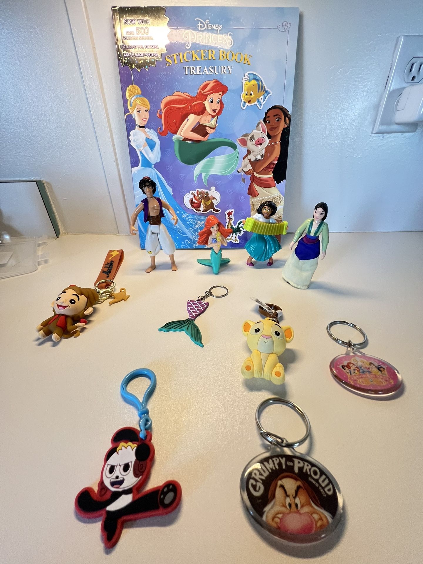 Disney Princess Sticker Book Treasury Lot