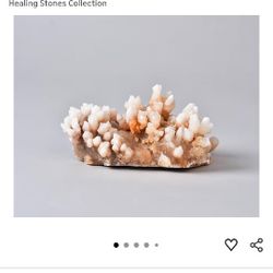 AMOYSTONE Natural Beige Crystal Cluster (0.5-1 lb) - Raw Mineral Specimen for Kids Science Education, Home Office Desk Decor & Healing Stones Collecti