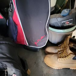 Golf Clubs With Bag Balls Tees