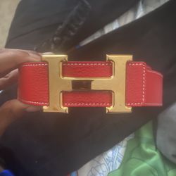 Red Collective Hermes Belt Columbus Ohio Pick Up To Buy