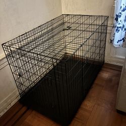 XL Dog Cage Set Up