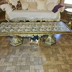 Vintage  Gold Leaf Coffee Tables