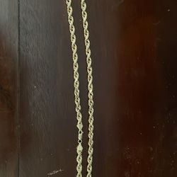 10k Solid Gold Rope Chain.