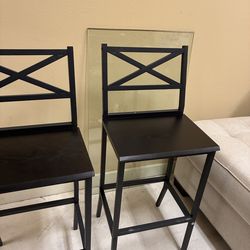 Set of 2 bar stools