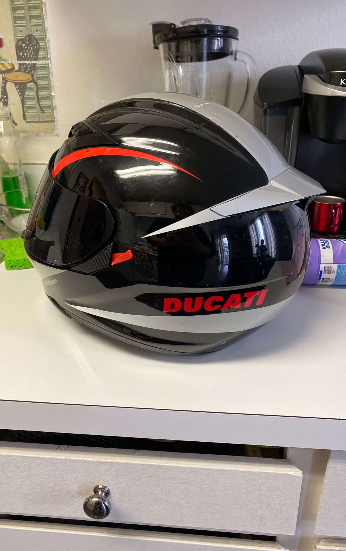 Ducati motorcycle helmet