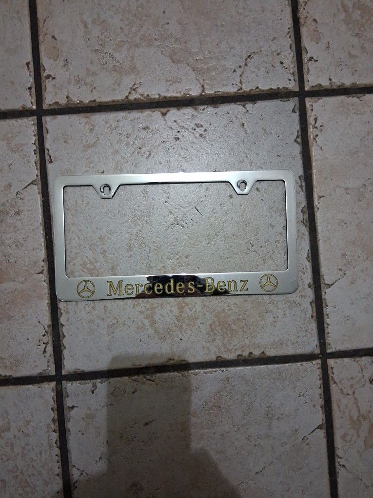 Merc.Benz Chrome Plated Car License Frame 