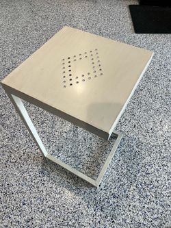 Metal side C table