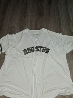 Houston Fanatics White Baseball Jersey