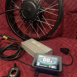 20" Fat Tire Ebike Brushless Hub Motor kit