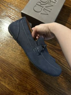 Boys Blue Loafers Youth Size 4