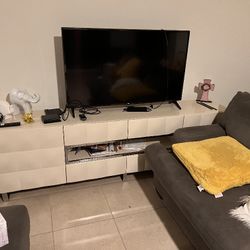 TV Table & 55" TV