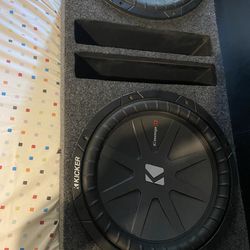 Kicker Competition Subs With Amplifier
