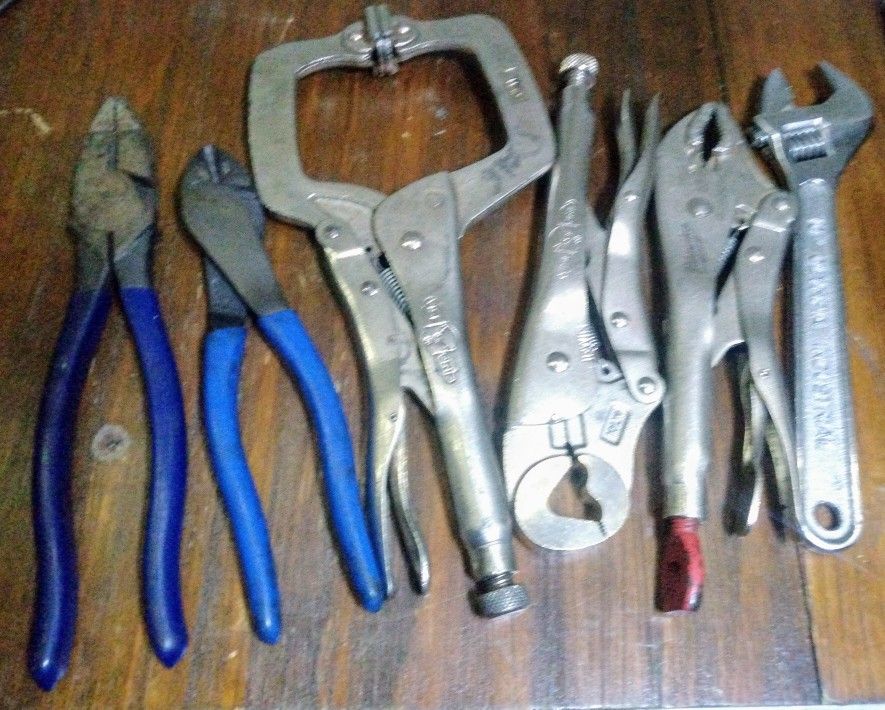 High Quality Cutters Vice Grips Pliers Adjustable Wrench Klein Irwin Milwaukee