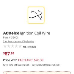 AC Delco Ignition Coil Wire 