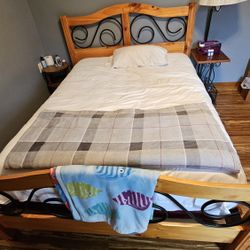 BedFrame With Mattress 