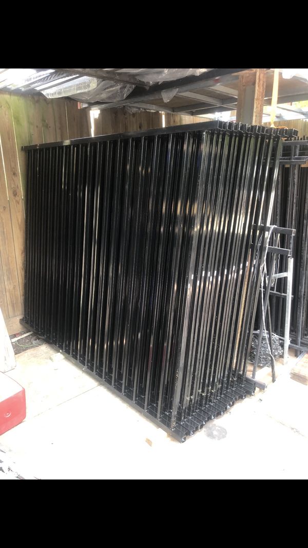 Iron fence panels 6x8’ft for Sale in Houston, TX OfferUp
