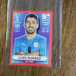 Luis Suárez 2022 Qatar World Cup Card