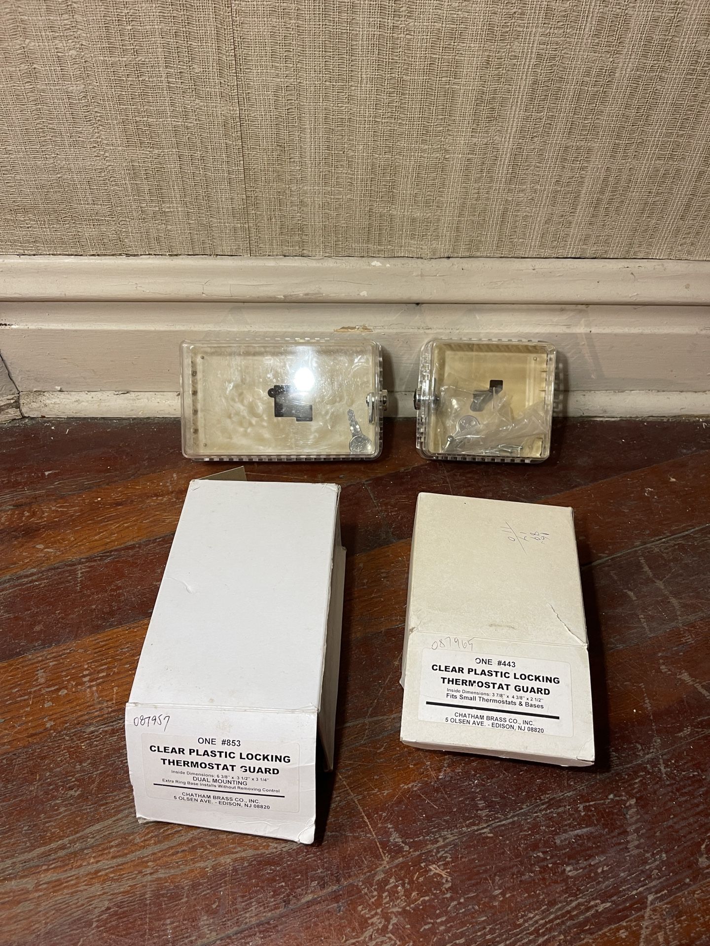 Clear Plastic Locking Thermostat Guard ($5 Both)