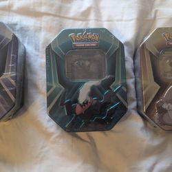 Pokemon Triple Whammy Tins Darkrai, Tyranitar, and Slaking (Destined Rivals & Journey Together)
