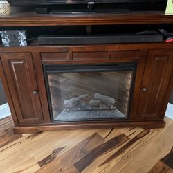 Electric Corner Fireplace
