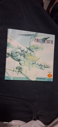 Final Fantasy VII PS1 Complete Black Label – 3 Discs + Manual – Tested