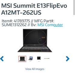 MSI SUMMIT E13 Flip Evo Laptop 