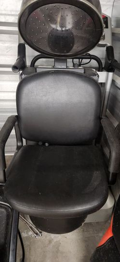 Salon Chair with Hood Dryer
